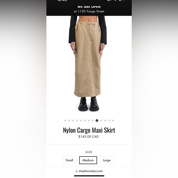 Cargo skirt from Shop Thursdays - Picture 1 of 2